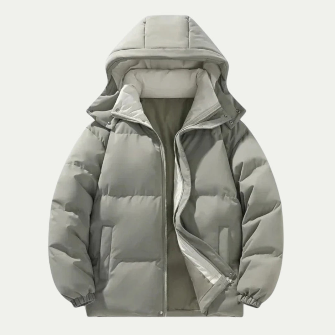 Randimo | Mens Hooded Water Repellent Down Puffer Parka Jacket
