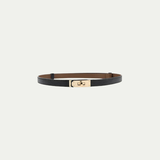 Women Old Money Vintage Slim Leather Waist Belt