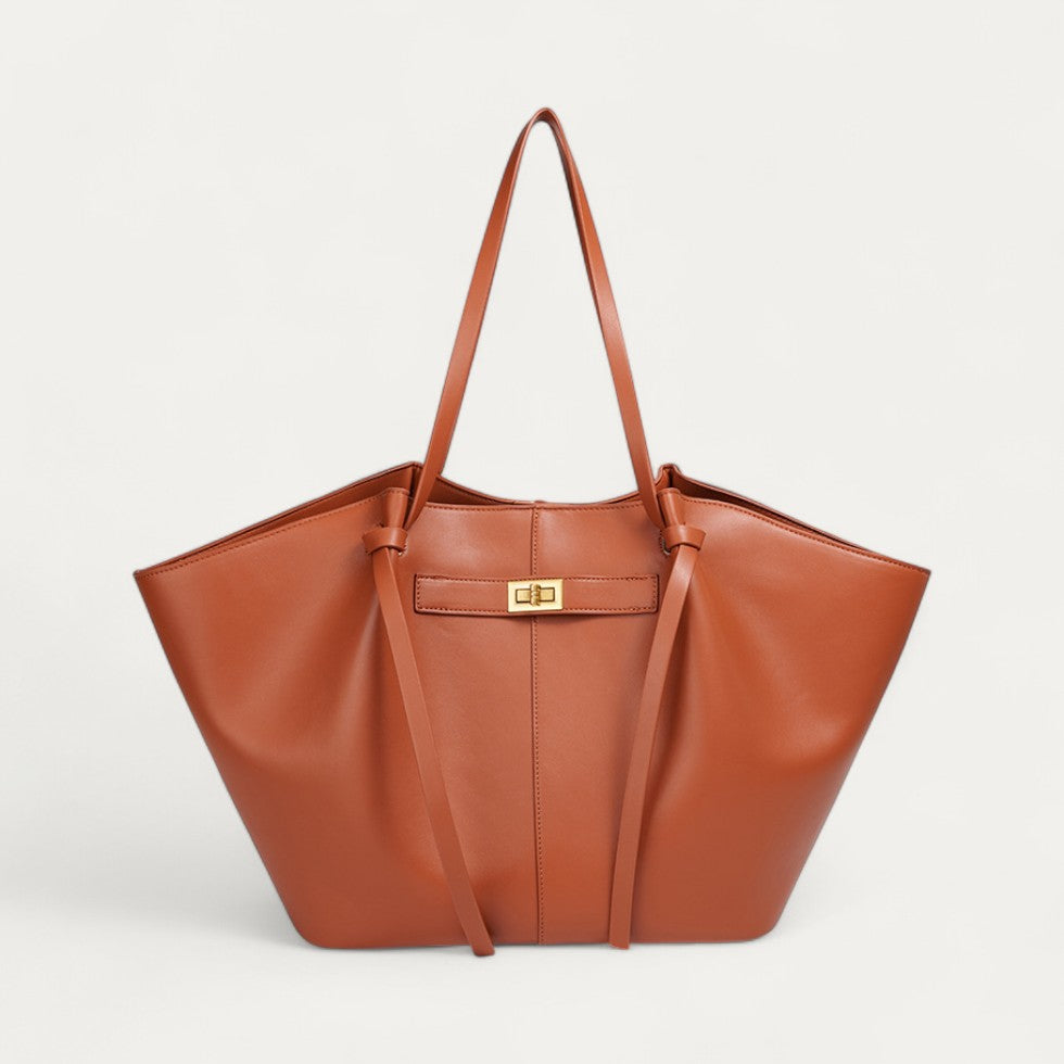 Women’s Large Capacity Structured Tote Shoulder Bag