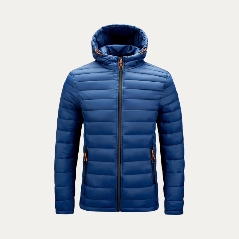 Lightweight Hooded Puffer Jacket for Men