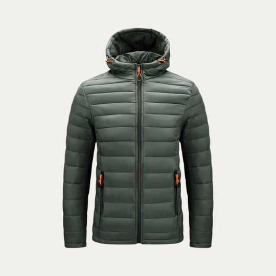 Lightweight Hooded Puffer Jacket for Men