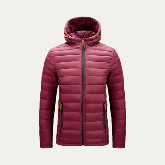 Lightweight Hooded Puffer Jacket for Men