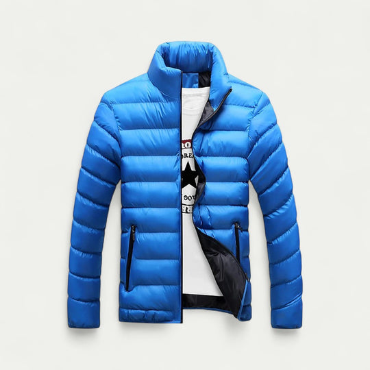 Lightweight Stand Collar Puffer Jacket for Men