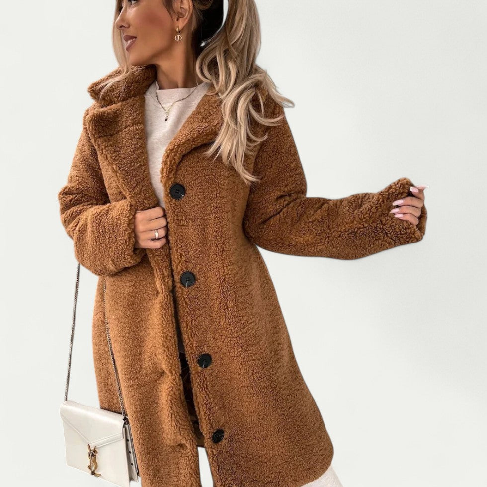 Women’s Cozy Winter Teddy Coat
