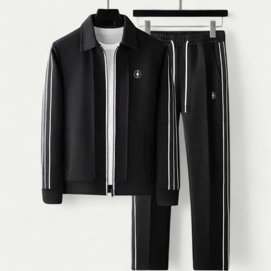 Men’s Two Piece Track Set with Zip Up Jacket