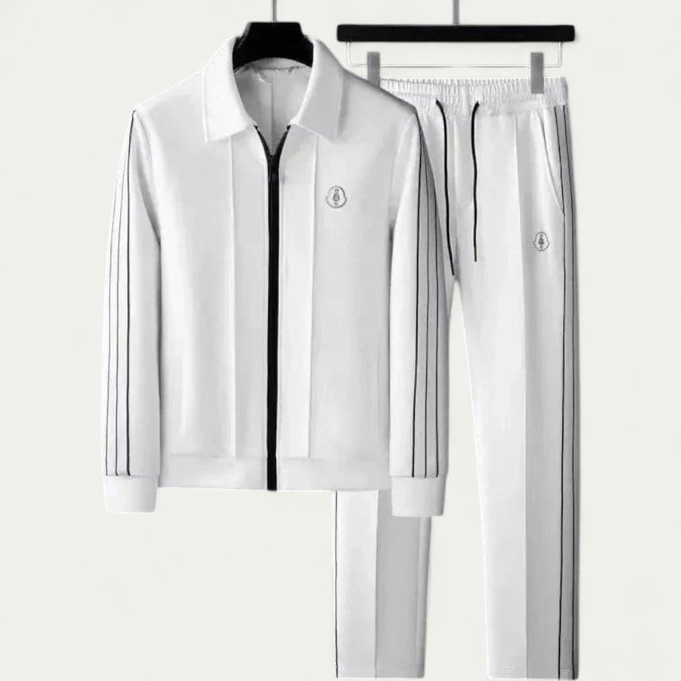Men’s Two Piece Track Set with Zip Up Jacket