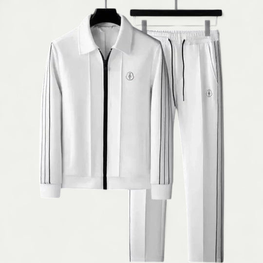 Men’s Two Piece Track Set with Zip Up Jacket