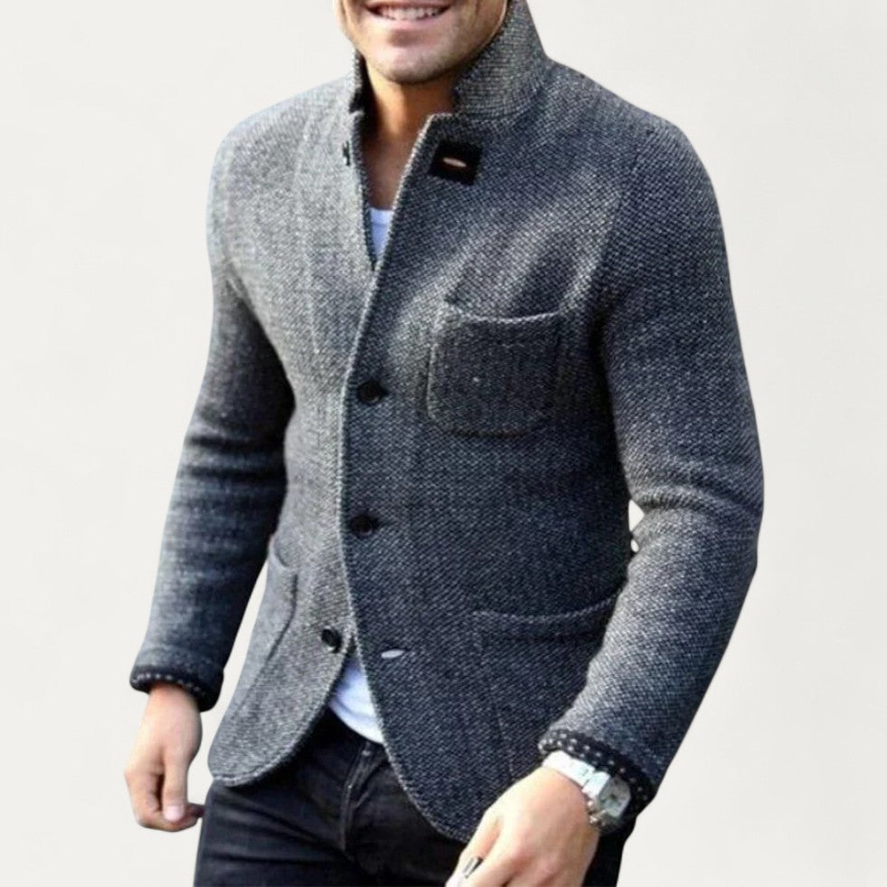 Men’s Wool Blend Smart Casual Blazer Jacket