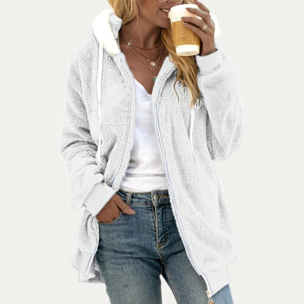 Women’s Teddy Coat with Hood Warm Winter Jacket