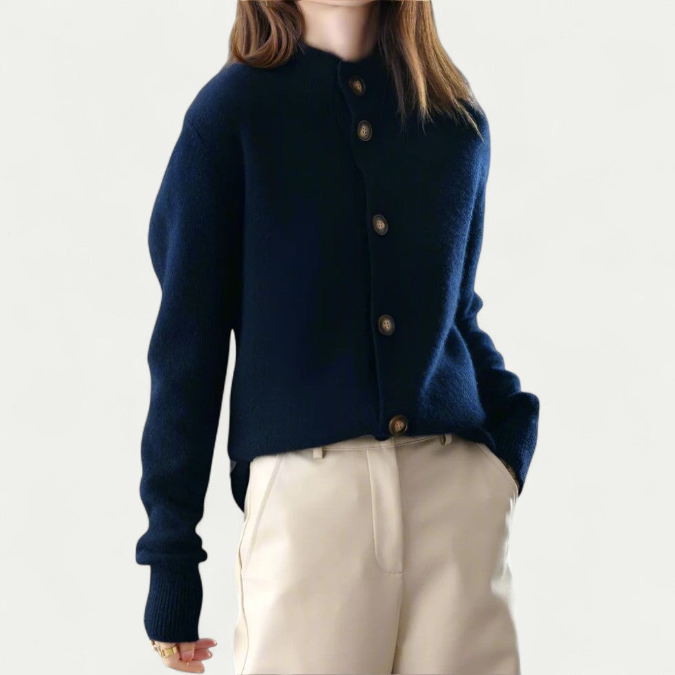 Button Up Knit Cardigan for Women