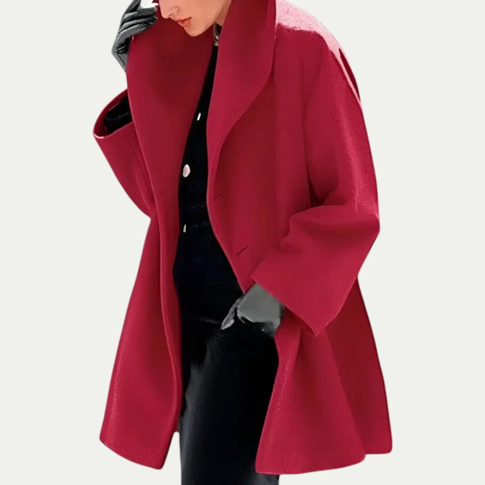 Women Wool Blend Oversized Winter Wrap Coat