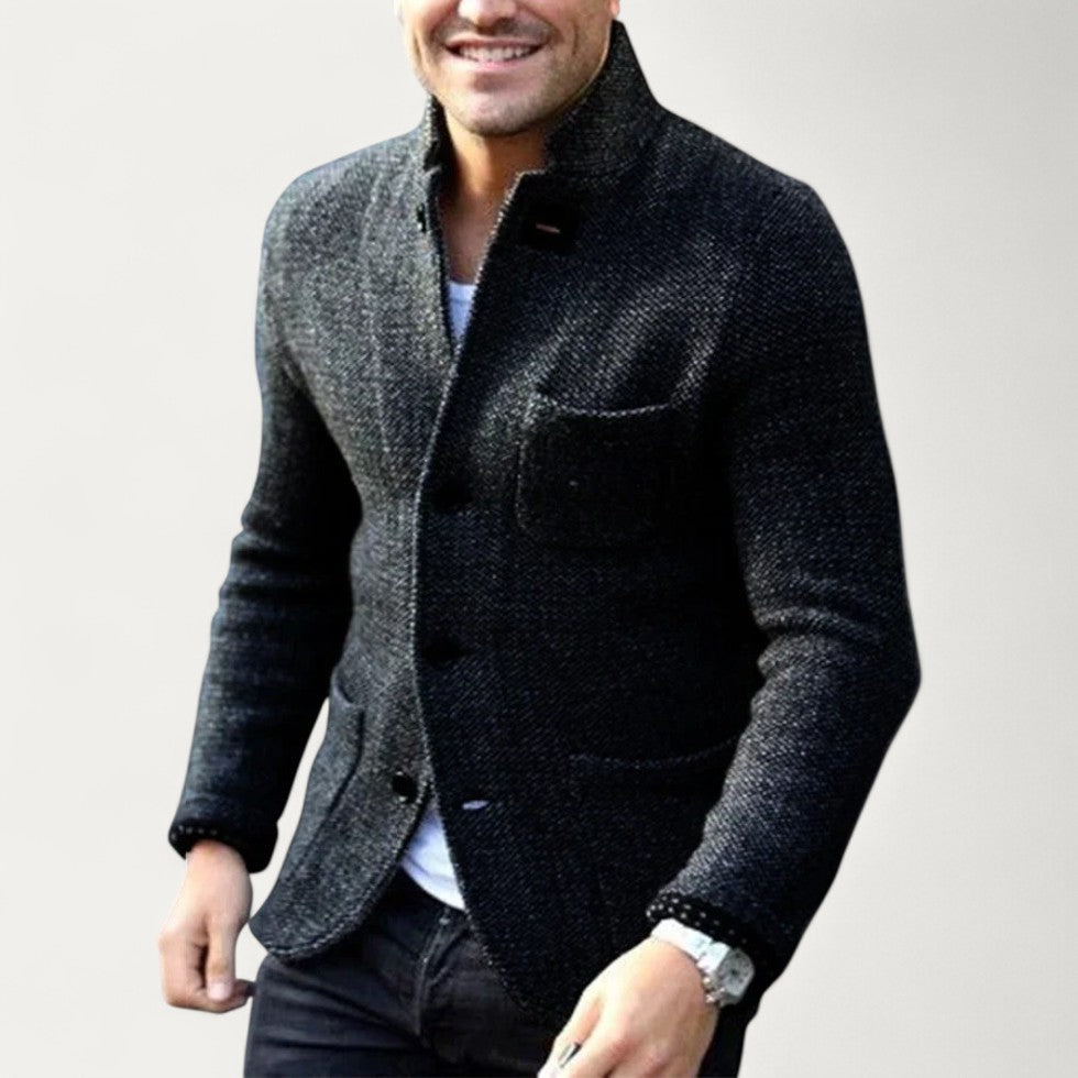 Men’s Wool Blend Smart Casual Blazer Jacket