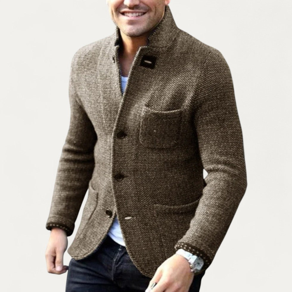 Men’s Wool Blend Smart Casual Blazer Jacket