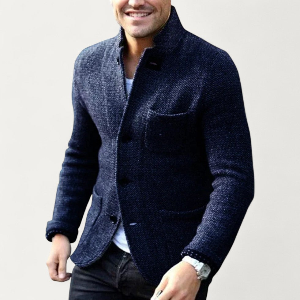 Men’s Wool Blend Smart Casual Blazer Jacket