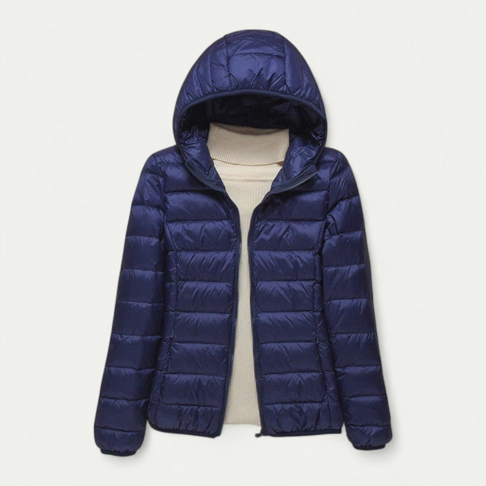 Women’s Lightweight Puffer Jacket with Hood