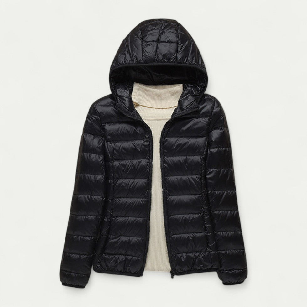 Women’s Lightweight Puffer Jacket with Hood