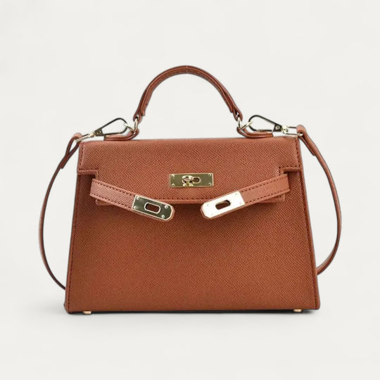 Women’s Structured Top Handle Crossbody Handbag