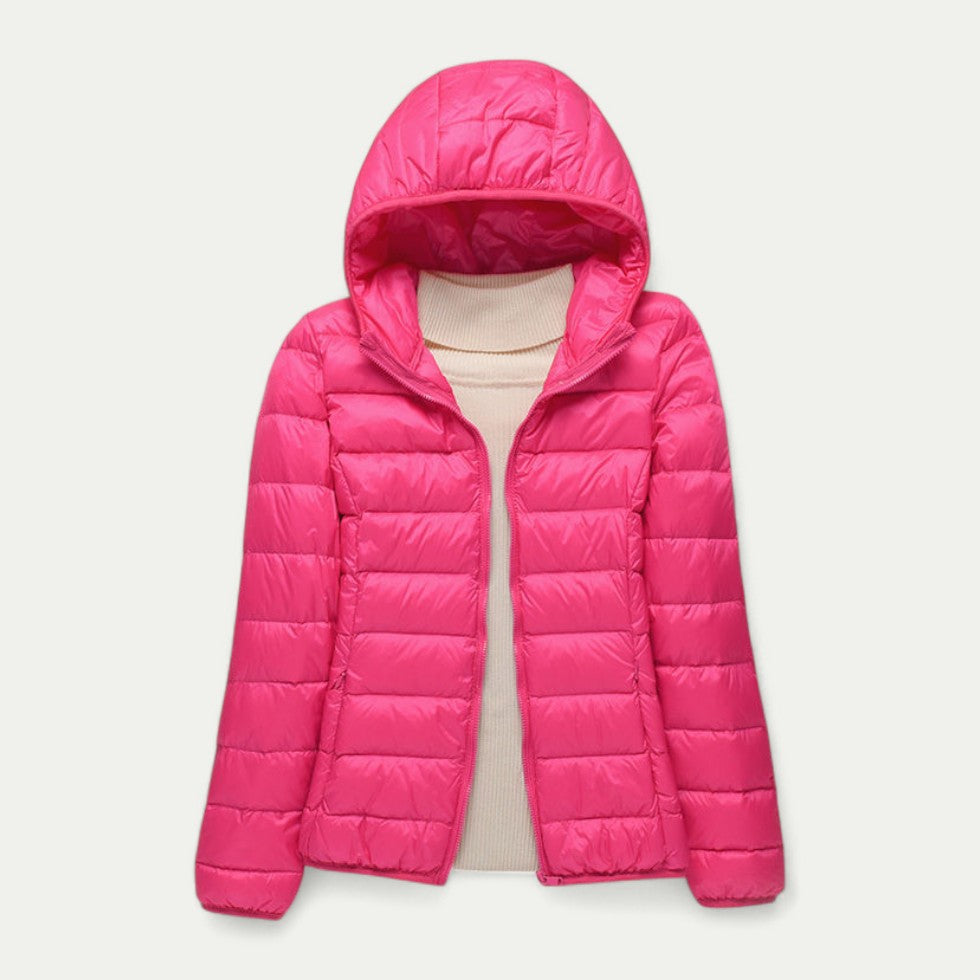 Women’s Lightweight Puffer Jacket with Hood