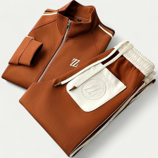 Men’s Two Piece Zip Up Tracksuit Set
