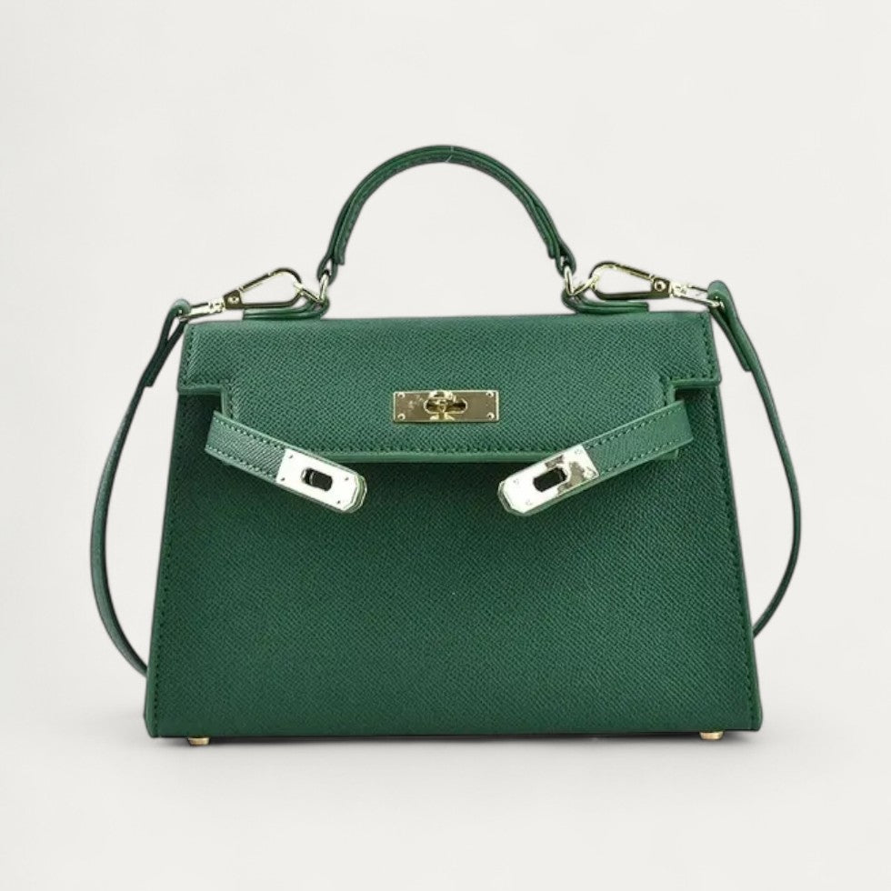 Women’s Structured Top Handle Crossbody Handbag