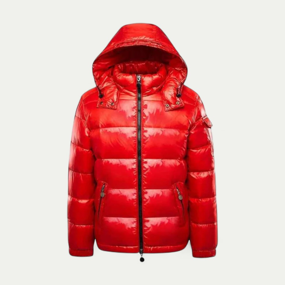 Men’s Winter Puffer Jacket with Hood