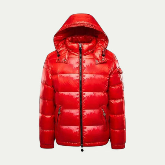 Men’s Winter Puffer Jacket with Hood
