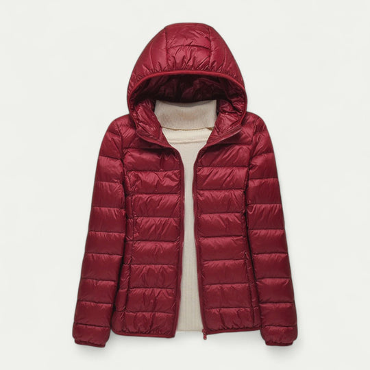 Women’s Lightweight Puffer Jacket with Hood