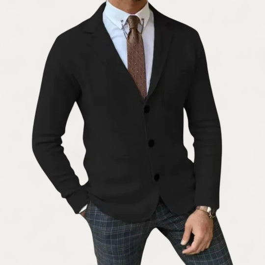 Men’s Knitted Slim Fit Smart Casual Blazer