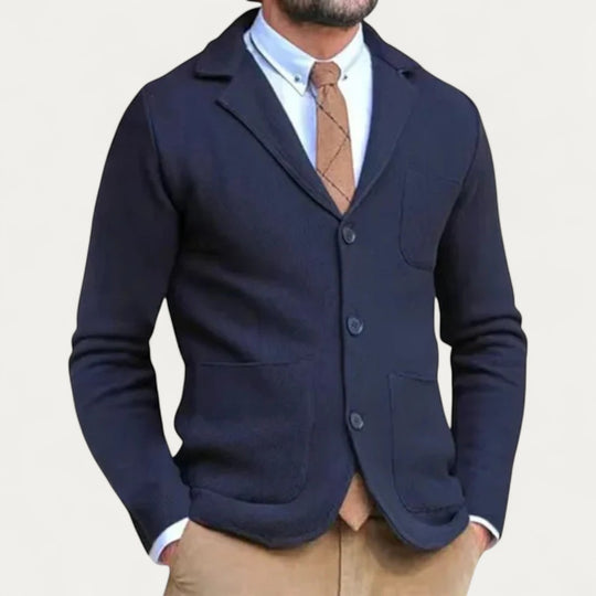 Men’s Knitted Slim Fit Smart Casual Blazer
