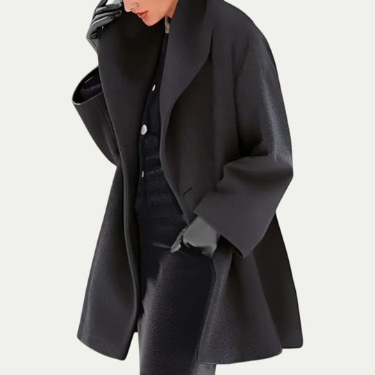 Women Wool Blend Oversized Winter Wrap Coat