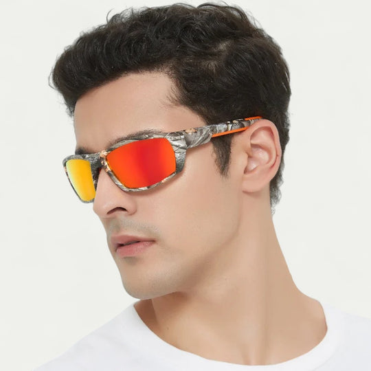 Polarised Camo Sports Sunglasses for Men