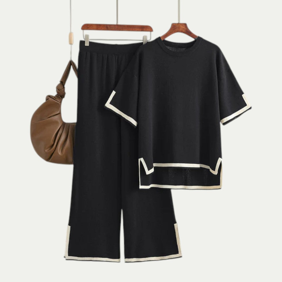 Knitted Two Piece Lounge Set for Women