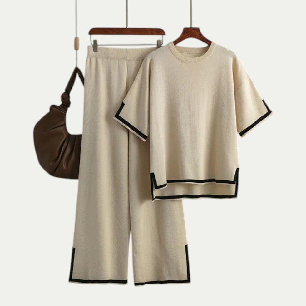 Knitted Two Piece Lounge Set for Women