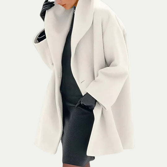 Women Wool Blend Oversized Winter Wrap Coat