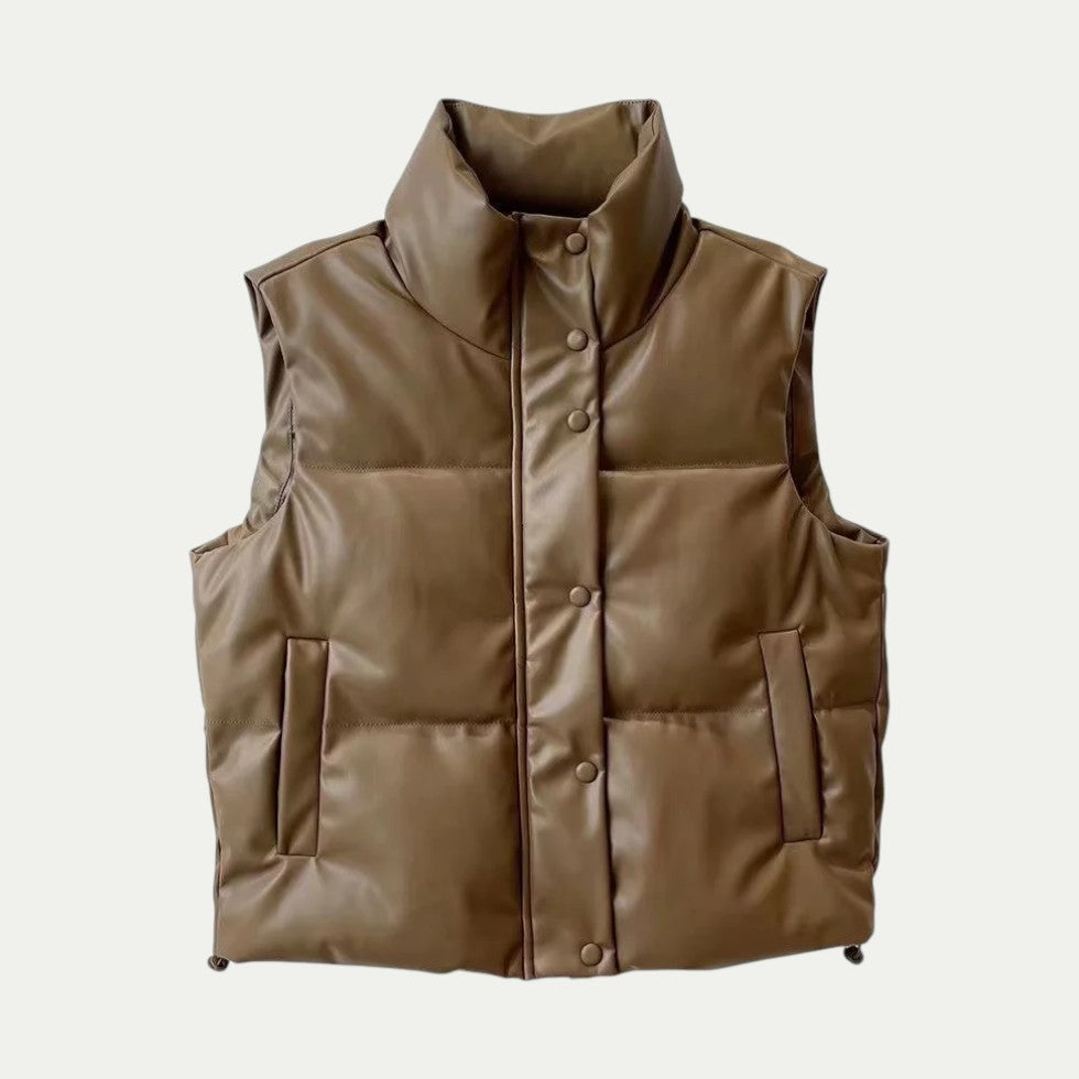 Women’s Puffer Vest Winter Sleeveless Jacket