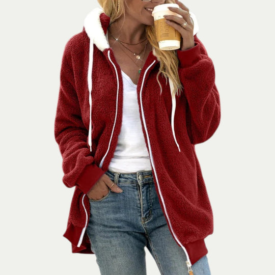 Women’s Teddy Coat with Hood Warm Winter Jacket