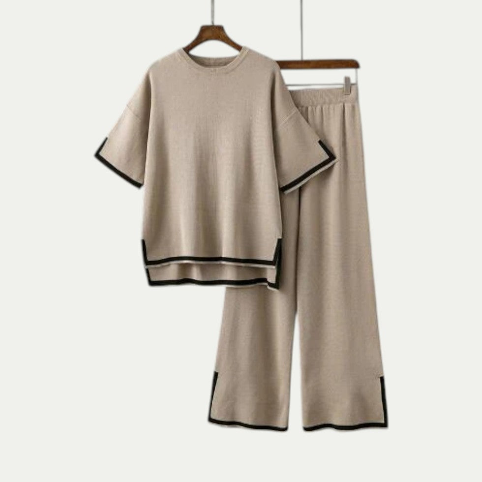 Knitted Two Piece Lounge Set for Women