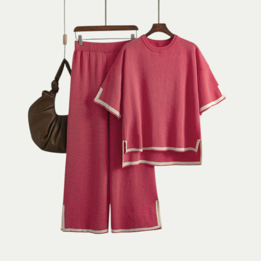 Knitted Two Piece Lounge Set for Women