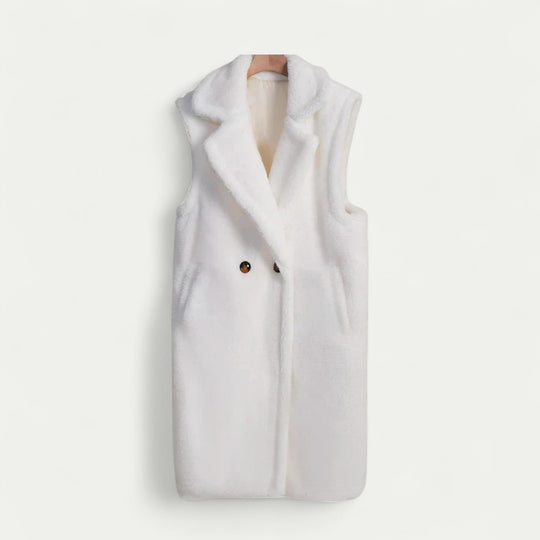 Women’s Sleeveless Teddy Coat Warm Winter Vest