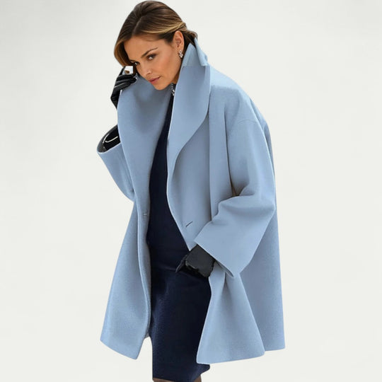 Oversized Wool Blend Winter Coat for Women