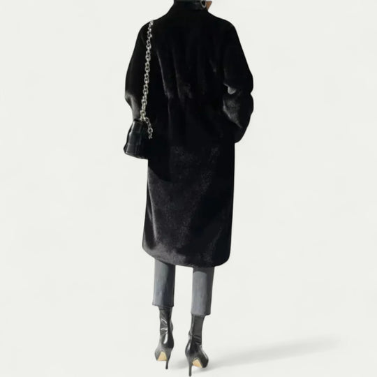 Women Long Winter Warm Trench Coat