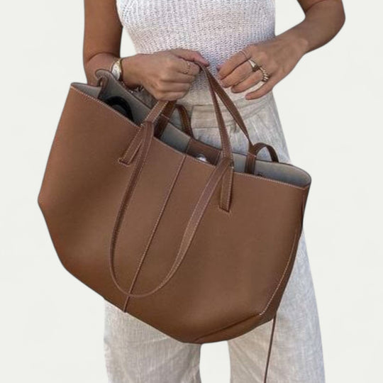 Spacious Leather Bag for Women