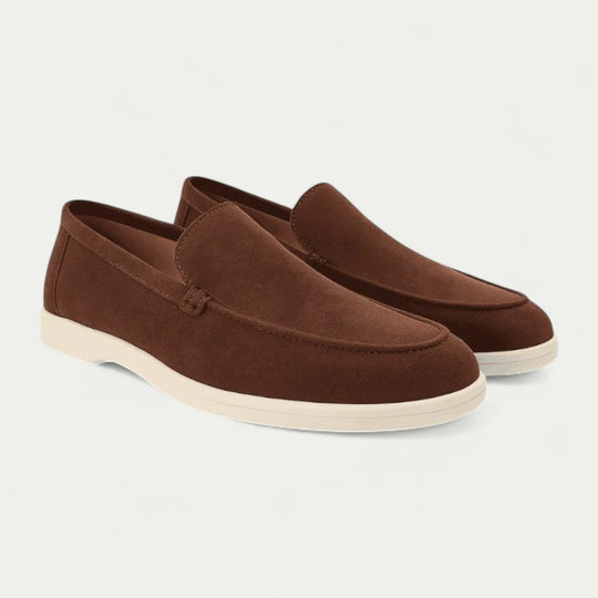Old Money Suede Slip-On Loafers for Men