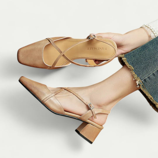 Orthopedic Block Heel Sandals for Women