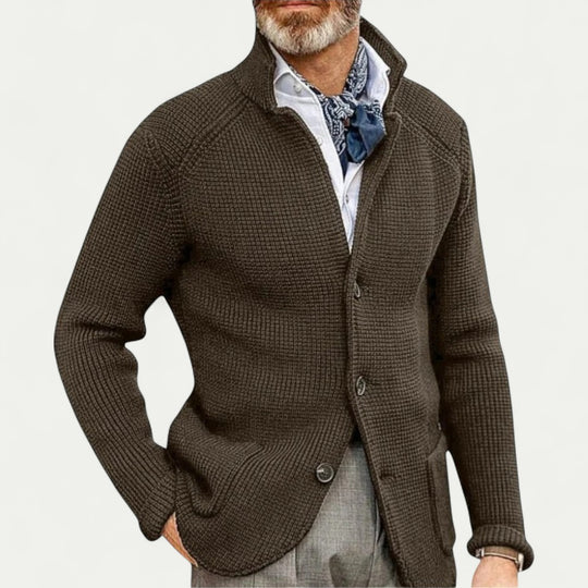 Men's Cashmere Retro Style Cotton Knit Cardigan