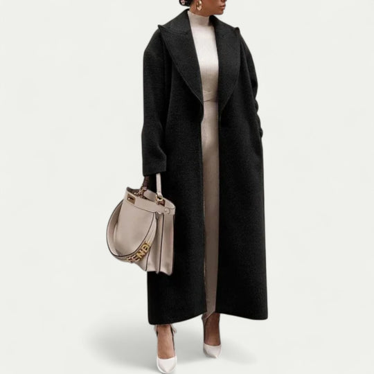 Women Longline Elegant Winter Overcoat
