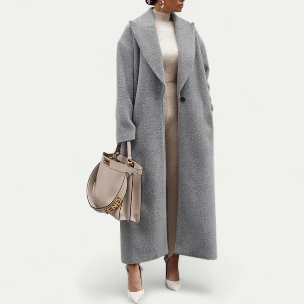 Women Longline Elegant Winter Overcoat