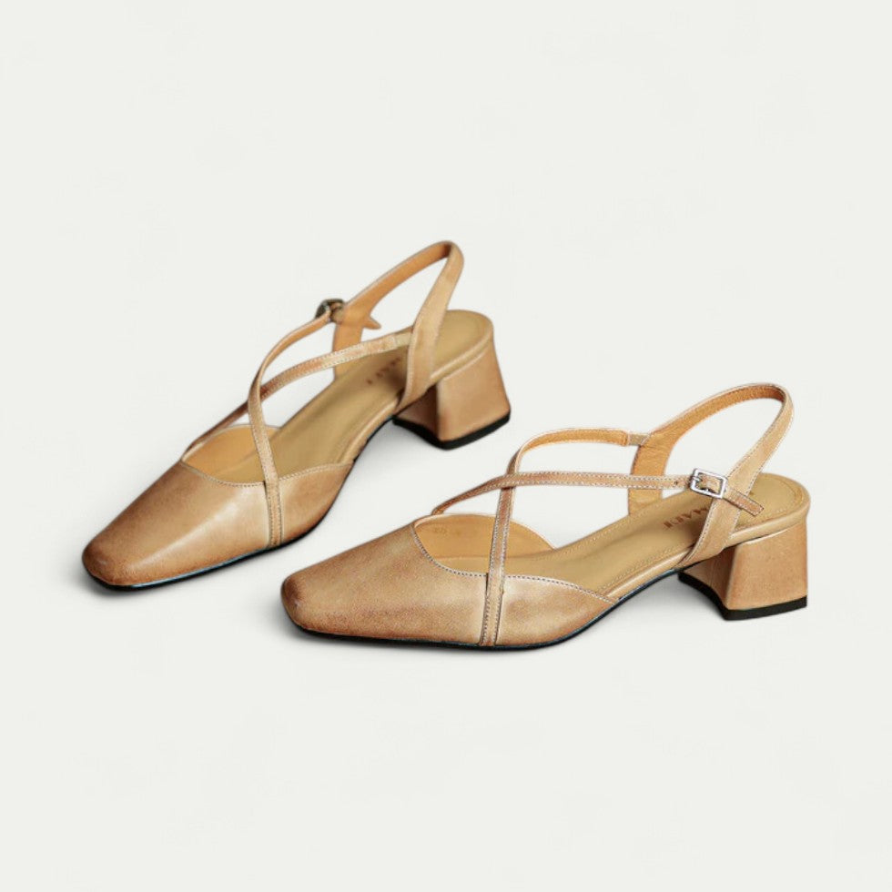 Orthopedic Block Heel Sandals for Women