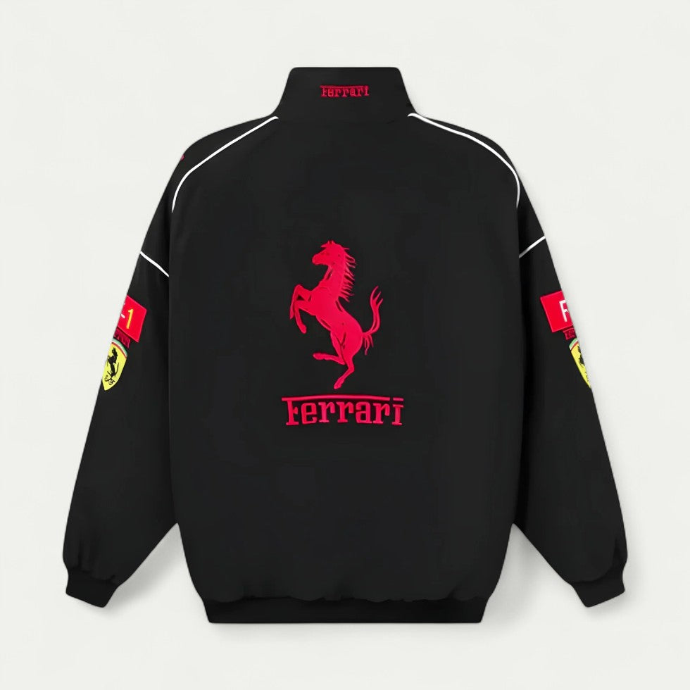 Retro Unisex Formula One Racing Bomber Jacket