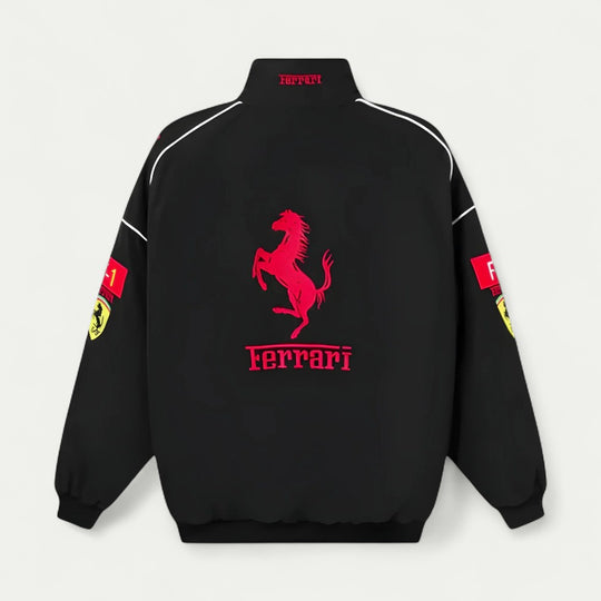 Retro Unisex Formula One Racing Bomber Jacket